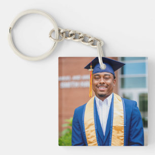 Personalized Graduation Photo Keepsake Memory Gift Keychain