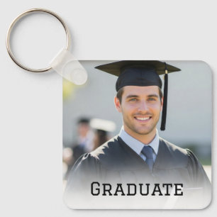Personalized Graduation Photo Keepsake Memory Gift Keychain