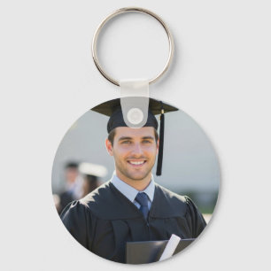 Personalized Graduation Photo Keepsake Memory Gift Keychain