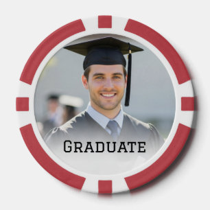 Personalized Graduation Photo Keepsake Memory Gift Poker Chips