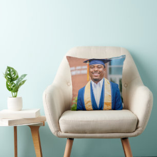 Personalized Graduation Photo Keepsake Memory Gift Throw Pillow