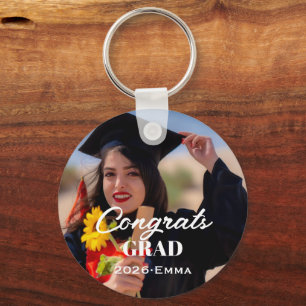 Personalized Graduation Photo Keychain