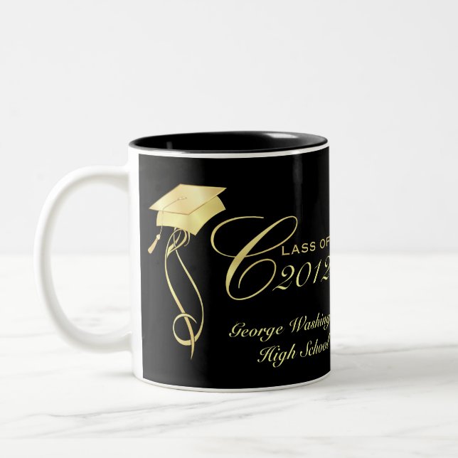Personalized Graduation Photo Mugs (Left)
