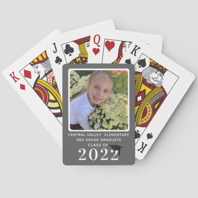 Personalized Graduation  Playing Cards (Back)