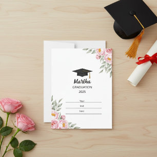 Personalized Graduation Postcard for Her – Custom 