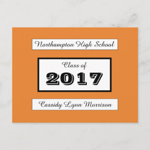 Personalized Graduation/Reunion Postcard