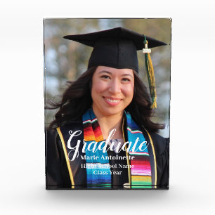 Personalized Graduation Simple Photo Block