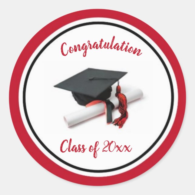 Personalized Graduation Sticker (Front)
