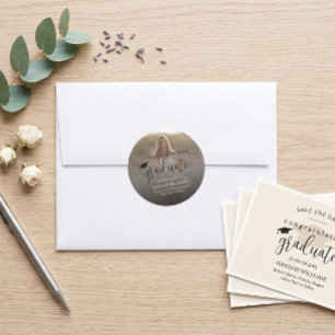 Personalized Graduation Sticker – Name and Photo