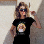 Personalized graduation t-shirt 2014 white & black<br><div class="desc">Graduate t-shirt Graduation apparel Class of [year] shirt Graduation gift Custom graduate tee Personalized graduation shirt College graduation tee High school graduate apparel University graduation t-shirt Graduation party outfit Senior year shirt Celebratory tee Congratulations t-shirt Graduation ceremony attire Graduation cap and gown shirt Commencement apparel Academic achievement tee Proud graduate...</div>