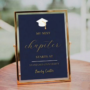 Personalized Graduation Tabletop Sign Class of 202 Plaque