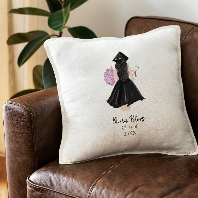 personalized, graduation throw pillow (Creator Uploaded)