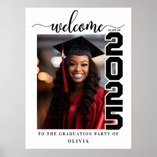 Personalized Graduation Welcome Sign Custom Photo