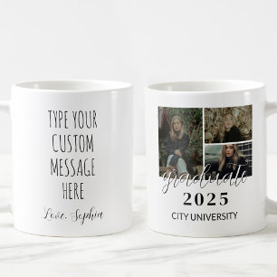 Personalized Graduation with 3 Photos Coffee Mug