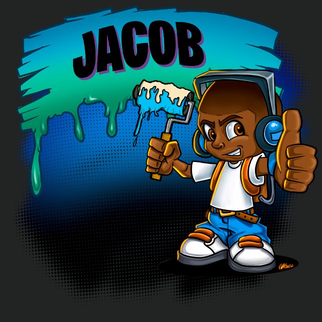 Personalized Graffiti Boy T-Shirt (Creator Uploaded)