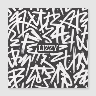 Personalized Graffiti Name Pattern — Custom Urban
