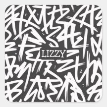 Personalized Graffiti Name Pattern — Custom Urban