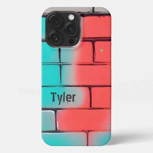 Personalized Graffiti Style  iPhone Case (Back)