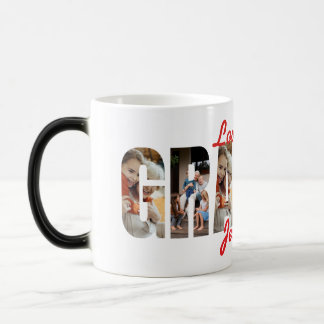 Personalized GRAMMY Photo Love You Gift Magic Mug