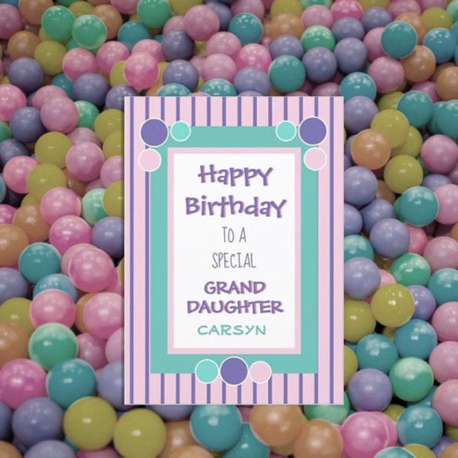 Personalized Grand daughter birthday greeting card (Creator Uploaded)