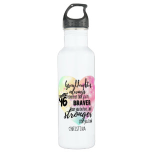 Personalized GRANDAUGHTER Gifts   Cute Quotes Fun  710 Ml Water Bottle
