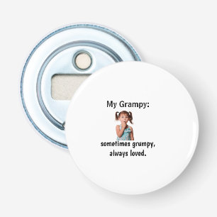 Personalized Granddaughter Grandpa Photo Bottle Opener