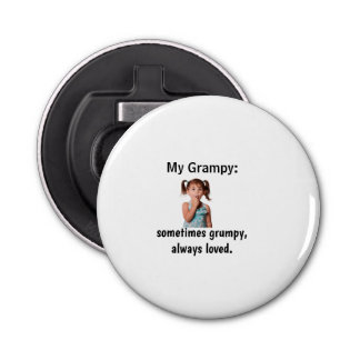 Personalized Granddaughter Grandpa Photo Bottle Opener