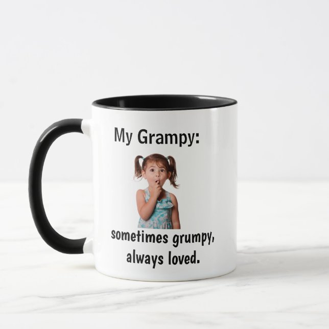Personalized Granddaughter Photo Mug (Left)