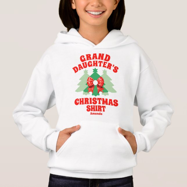 Personalized Granddaughter's Christmas (Front)