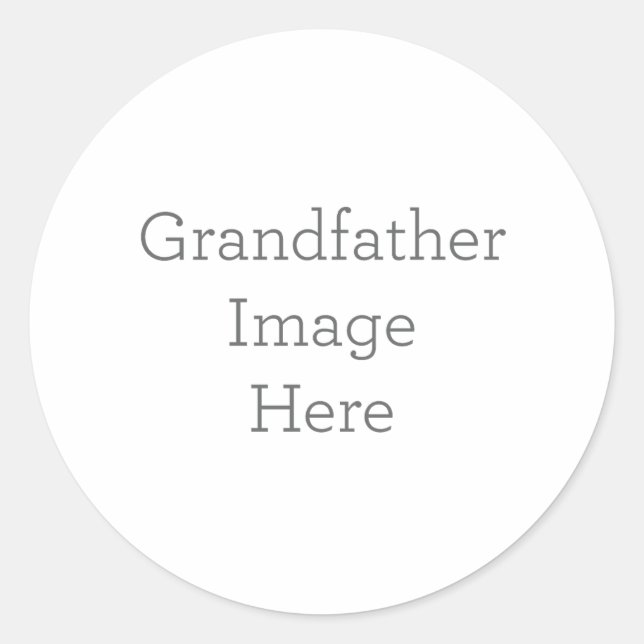 Personalized Grandfather Sticker Gift (Front)