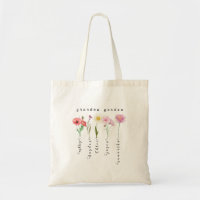 Personalized grandma garden birth flowers 