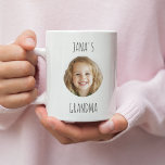 Personalized Grandma Gift | Custom Grandchild Face Coffee Mug<br><div class="desc">Delight Grandma with a heartfelt personalized gift featuring her grandchild's face photo! This unique keepsake is perfect for birthdays, holidays, or just to show how much you care. Create a thoughtful and sentimental gift that celebrates her love for family and makes every moment unforgettable. Customize now for a one-of-a-kind surprise...</div>