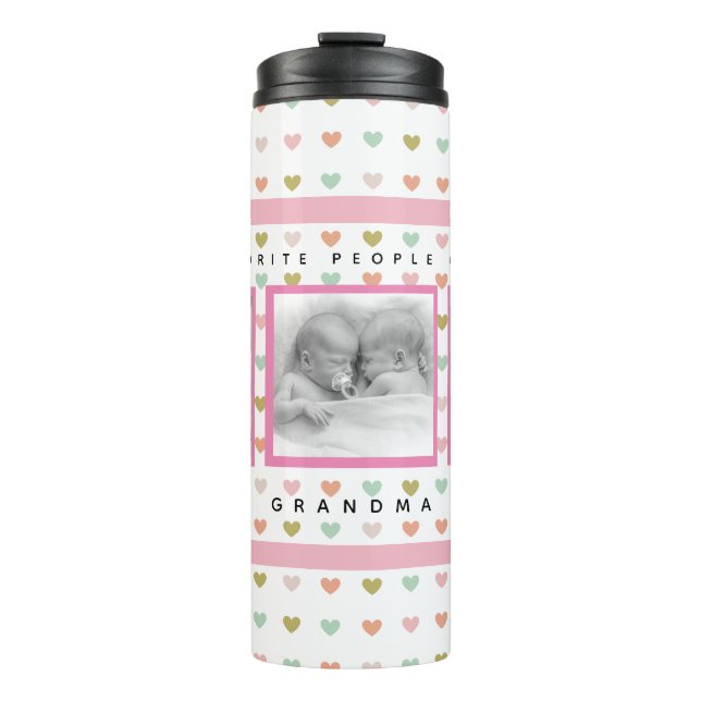 Personalized Grandma Gifts Thermal Tumbler (Front)