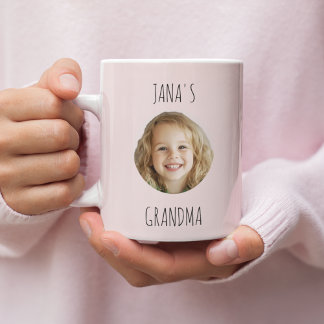 Personalized Grandma Mug with Grandchild's Photo