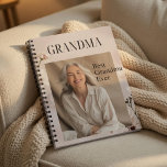 Personalized Grandma Notebook | Best Grandma Ever<br><div class="desc">This personalized notebook combines beauty and meaning in one elegant design. Featuring the heartfelt message “Best Grandma Ever” and your custom photo, it becomes a special keepsake she can use every day. Perfect for journaling, notes, memories, or daily planning, this notebook is both practical and sentimental—making it a gift she...</div>