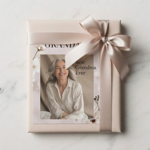 Personalized Grandma Photo   Best Grandma Ever Holiday Card