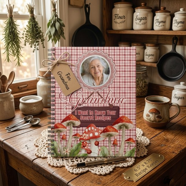 Personalized Grandma Secret Recipes Photo Notebook (Creator Uploaded)