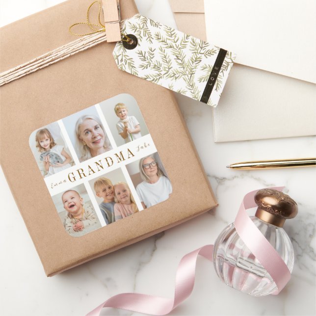 Personalized Grandma Sticker | Custom Photos (Gifting)