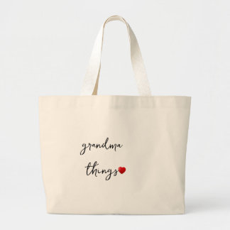 Personalized Grandma Things Bag – Unique Gift for