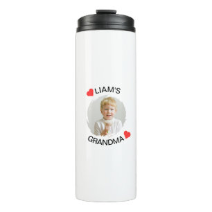 Personalized Grandma Tumbler – Custom Child Face 