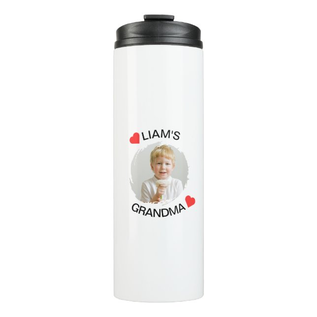 Personalized Grandma Tumbler – Custom Child Face  (Front)