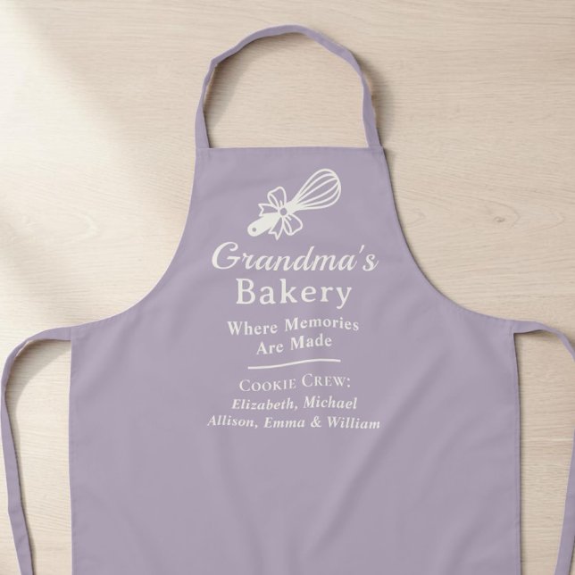 Personalized Grandma's Bakery Purple Kitchen Apron (Personalized Grandma's Bakery Purple Kitchen Apron
)