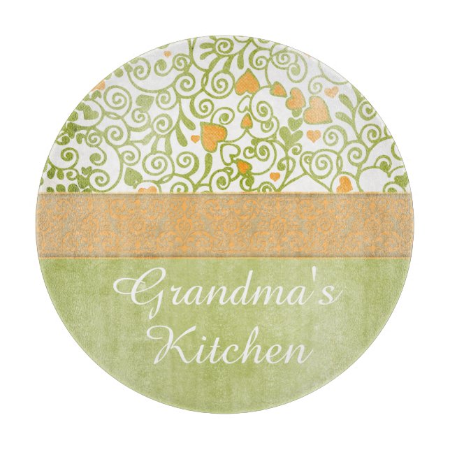 Personalized Grandma's Kitchen Cutting Board (Front)