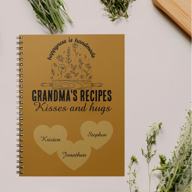 Personalized grandma's kitchen  kids name recipe  notebook (Creator Uploaded)