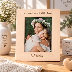Personalized Grandma's Little Girl Picture Frame