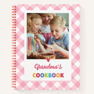 PERSONALIZED Grandma's Recipe Book (ADD YOU PHOTO)