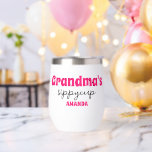 Personalized Grandma's Sippy Cup Wine Tumbler<br><div class="desc">Personalized Grandma's Sippy Cup wine tumbler</div>
