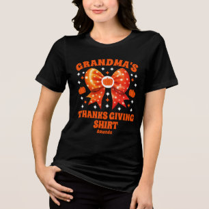 Personalized Grandma's Thanksgiving Shirt