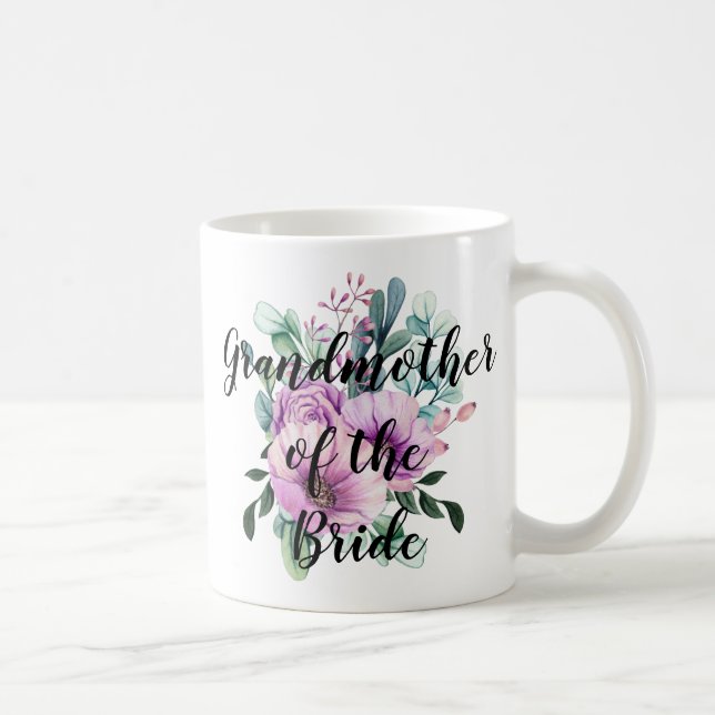 Personalized Grandmother of the Bride Groom Coffee Mug (Right)