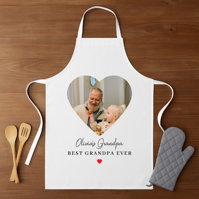 Personalized Grandpa | Best Grandpa Ever Gift Apron (Creator Uploaded)